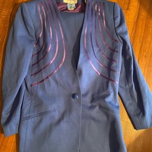 GORGEOUS BLUE EXECUTIVE COLLECTION VINTAGE SUIT EXCELLENT CONDITION